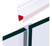 Striscia di Tenuta per Porta Della Doccia 10mm Guarnizione Doccia Verticale Autoadesiva Adatta a Vetri da 9mm 10mm di Spessore 200cm(H)