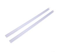 Striscia di tenuta per porta della doccia, per pannello in vetro senza cornice, previene perdite e riduce l'accumulo di umidità nei bagni, confezione da 2