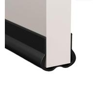 Striscia di tenuta per porta, facile da installare, guarnizione per pavimento, striscia insonorizzata, adatta per isolamento acustico e protezione dalle intemperie, guarnizione per porte insonorizzate