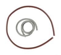 Striscia di tenuta per porta Gdfnmogo 100 cm, paraspifferi, isolamento insonorizzante, resistente alle intemperie, in TPE, bianco, nero, marrone (marrone)