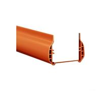 Striscia di tenuta per porta, lunga 93 cm, blocca perfettamente il flusso d'aria pur essendo facile da personalizzare per soddisfare le tue esigenze (arancione)