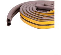 Striscia di tenuta per porte e finestre con retro autoincollante, realizzata con materiale EPDM di lunga durata per ridurre il rumore esterno, l'infiltrazione di polvere e la perdita di calore (L)
