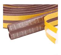 Striscia di tenuta per porte e finestre in EPDM, con retro autoadesivo, per riduzione del rumore, blocco della polvere ed efficienza energetica sigillando gli spazi (L)