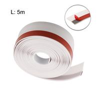 Striscia di Tenuta per Porte Garage Lunga 5m con Supporto Adesivo Easy Peeling