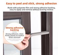 Striscia di tenuta per porte resistente all'invecchiamento applicazione flessibi