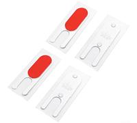 Striscia di tenuta per porte scorrevoli e costruita con PVC ed elastomero termoplastico per uso a lungo termine (bianco)