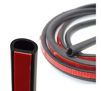 Striscia di tenuta per portiera auto, lunga 5 m, grande tipo D, autoadesiva, in gomma, per auto, finestre, porte, porte, insonorizzazione, copertura motore