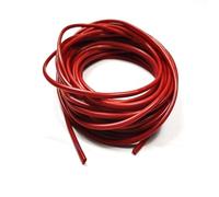 Striscia di tenuta rossa rotonda solida Striscia di gomma siliconica diametro 1-23 mm(Diameter 10mm,10 meter)