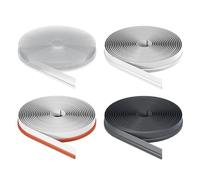 Striscia di tenuta scorrevole, in lega di alluminio, antivento, con materiale TPE per isolamento acustico e prevenzione delle perdite d'aria, lunghezza 400 cm