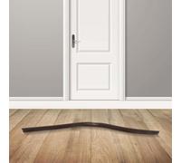 Striscia di tenuta sotto la porta con design flessibile multistrato e nastro impermeabile, efficace barriera contro vento, rumore, polvere e acqua sotto le porte (bianco)