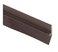 Striscia di tenuta sotto la porta con materiale in PVC e nastro resistente alle intemperie, progettata per un'efficace riduzione del rumore e protezione da polvere e acqua (marrone)