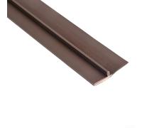 Striscia di tenuta sotto la porta, striscia paraspifferi per la parte inferiore della porta per bloccare il rumore, polvere e vento, per armadi e docce in PVC (marrone)