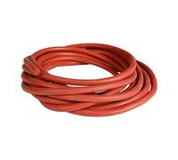 Striscia di tenuta, Striscia di schiuma solida rotonda rossa da 6,56 piedi for guarnizioni di tenuta di macchinari elettronici, diametro 18 mm(19mm)