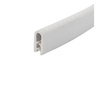 Striscia di tenuta, Striscia di tenuta in gomma a U, guarnizioni in a forma 3,28FT flessibile con spazio in metallo for finestre, porte, veicoli e applicazioni industriali(Wit,15mm x 8mm)