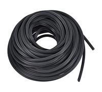Striscia di tenuta tipo scanalato 15 m/49,21 piedi di lunghezza Striscia di protezione del bordo del canale in EPDM 5,5 mm di diametro esterno Nero ER