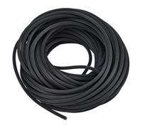 Striscia di tenuta tipo scanalato 30 m/98,43 piedi di lunghezza Striscia di protezione del bordo del canale in EPDM 4,5 mm di diametro esterno Nero ER