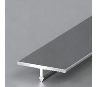 Striscia di Transizione A Forma di T, 4pcs 75cm Opaco Soglie in Alluminio, Triscia di Transiziones, Strisce di Copertura per Piastrelle Legno(Nero,8mm/0.3inch)