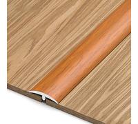 Striscia Di Transizione A T Autoadesiva In PVC Profilo Di Giunzione Per Pavimenti Da Piastrelle A Laminato Vinile E Moquette Finitura Effetto Legno(Green,2.5cm/0.98in)