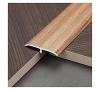 Striscia Di Transizione A T For Fessure Nel Pavimento, Divisorio For Soglia In Lega Di Alluminio, Design Effetto Venatura Del Legno, Laminato Senza Giunzioni, Piastrelle(Dark brown)