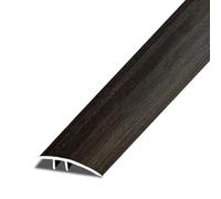 Striscia di transizione antiscivolo in alluminio per soglie delle porte, altezza 1/4"-3/4", striscia di transizione pavimento effetto legno, striscia di copertura per colmare pavimenti irregolari