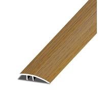 Striscia di transizione antiscivolo in alluminio per soglie delle porte, altezza 1/4"-3/4", striscia di transizione per pavimenti effetto legno, striscia di copertura per colmare pavimenti irregolari