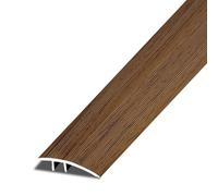 Striscia di transizione antiscivolo in alluminio per soglie delle porte, altezza 1/4"-3/4", striscia di transizione per pavimenti effetto legno, striscia di copertura per colmare pavimenti irregolari