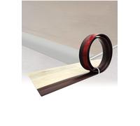 Striscia di transizione autoadesiva in PVC for pavimenti, modanatura di rifinitura rimovibile for pavimenti in moquette, piastrelle e laminato(Coffee,3-5mm 3.5x600cm)
