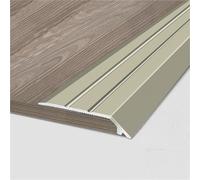 Striscia di transizione autoadesiva per pavimenti, in alluminio, striscia di transizione per soglia da moquette a piastrelle, striscia di copertura per porte