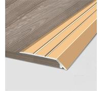 Striscia di transizione autoadesiva per pavimenti, in alluminio, striscia di transizione per soglia da moquette a piastrelle, striscia di copertura per porte