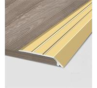 Striscia di transizione autoadesiva per pavimenti, in alluminio, striscia di transizione per soglia da moquette a piastrelle, striscia di copertura per porte