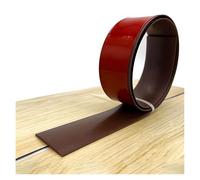 Striscia di Transizione Autoadesiva, Transizione per Soglie di Moquette, PVC Striscia di Transizione Del Pavimento, per Unire Le Fughe Del Pavimento/Piastrelle(Brown,W7.6*L100CM)