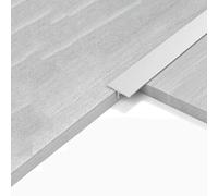 Striscia Di Transizione Con Profilo A T, 1 M × 3 Pezzi: Strisce Di Transizione In Lega Di Alluminio Per Il Collegamento Di Pavimenti Della Stessa Altezza(Matte Silver,20mm*1m)