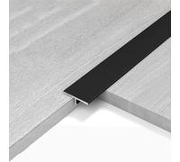 Striscia Di Transizione Con Profilo A T, 1 M × 3 Pezzi: Strisce Di Transizione In Lega Di Alluminio Per Il Collegamento Di Pavimenti Della Stessa Altezza(Matte Black,8mm*1m)