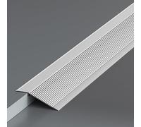 SAGIDAR Striscia di Transizione Coprisoglia, Striscia di Copertura 10cm per Pavimenti, Profilo di Transizione Alluminio, Barre di Soglia per Dislivelli di 1-3,5 Cm, Rampa di Soglia Antiscivolo