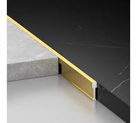 Striscia di transizione da 1/4" o gap extra stretta in alluminio porta soglia legante per parete e soffitto DecorDurable Rose Design