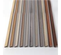 Striscia di transizione del pavimento del grano di legno per l'unione senza cuciture dei pavimenti in laminato e piastrelle