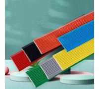 Striscia di transizione del pavimento della soglia della porta autoadesiva, extra larga 10 cm, scanalatura del bordo della porta d'ingresso, striscia transizione(Orange-yellow,3m)