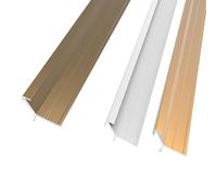 Striscia Di Transizione Del Pavimento In Alluminio, Modanatura A T, Spessore Circa 1 Mm, Rampe Di Soglia Per Porta, Riduttore Di Soglia Per Porta(Black,0.5cm/0.19in)