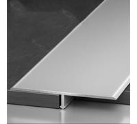 Striscia di transizione extra larga in lega di alluminio a forma di T per pavimenti in piastrelle e porte