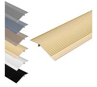 Striscia di Transizione for Pavimenti in Alluminio, Profilo for Soglie 90×7,5 cm for Rampé di Accesso, Collega Differenze di Altezza 0,8-3 cm(Gold)