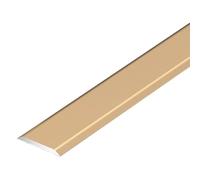 Striscia di transizione for pavimenti in lega di alluminio - Coprigiunto autoadesivo for transizioni lisce tra moquette e piastrelle - Profilo durevole da 90 cm for il miglioramento della casa(Gold)