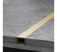 Striscia di transizione for pavimento in ottone spazzolato, striscia divisoria soglia piastrella a piastrella, striscia di bordatura transizione for unire le fessure del pavimento(60x10mm)