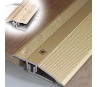 Striscia di transizione impermeabile in alluminio, larghezza 42 mm/54 mm, per pavimenti irregolari (140 cm, 54 mm)
