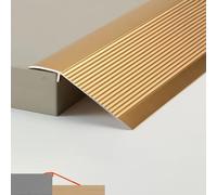 Striscia di transizione in alluminio, altezza 2-5 cm, profilo antiscivolo per pavimento in legno e laminato, riduttore di soglia da 90 cm, copertura durevole ed elegante, per casa e ufficio