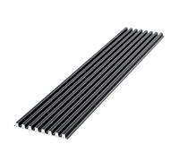 Striscia di transizione in alluminio da 90 cm, spessore 3,8 mm, bordo bianco, per riduttore della porta, soluzione di transizione per pavimento, facile installazione