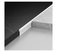 Striscia Di Transizione In Alluminio Resistente Da 3 * 80 Cm For La Copertura Delle Giunture Del Pavimento, Modanatura Della Soglia Antiscivolo, Protezione For Bordi In Lega Di Alta(White,14.8mm)