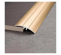 Striscia Di Transizione In Alluminio Resistente Da 3 * 90 Cm For Fessure Tra Pavimento E Piastrelle/moquette, Finitura Del Bordo Incentrata Sulla Sicurezza, Installazione Senza Fori(Gold,41mm)