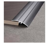 Striscia Di Transizione In Alluminio Resistente Da 3 * 90 Cm For Fessure Tra Pavimento E Piastrelle/moquette, Finitura Del Bordo Incentrata Sulla Sicurezza, Installazione Senza Fori(Gray,50mm)