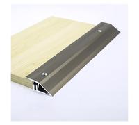 Striscia Di Transizione In Alluminio Resistente For Pavimenti In Moquette E Piastrelle, Bordo Di Sicurezza A Scatto For Porte Irregolari, Facile Installazione E Vestibilità Universale(Gray,21mm)