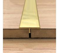 Striscia di Transizione Listelli di Transizione per Pavimenti A Forma di T, Striscia di Bordatura In Ottone per Soglia, Striscia di Raccordo per Pavimenti In Legno, Riduttore di Rampa In Ottone Resist
